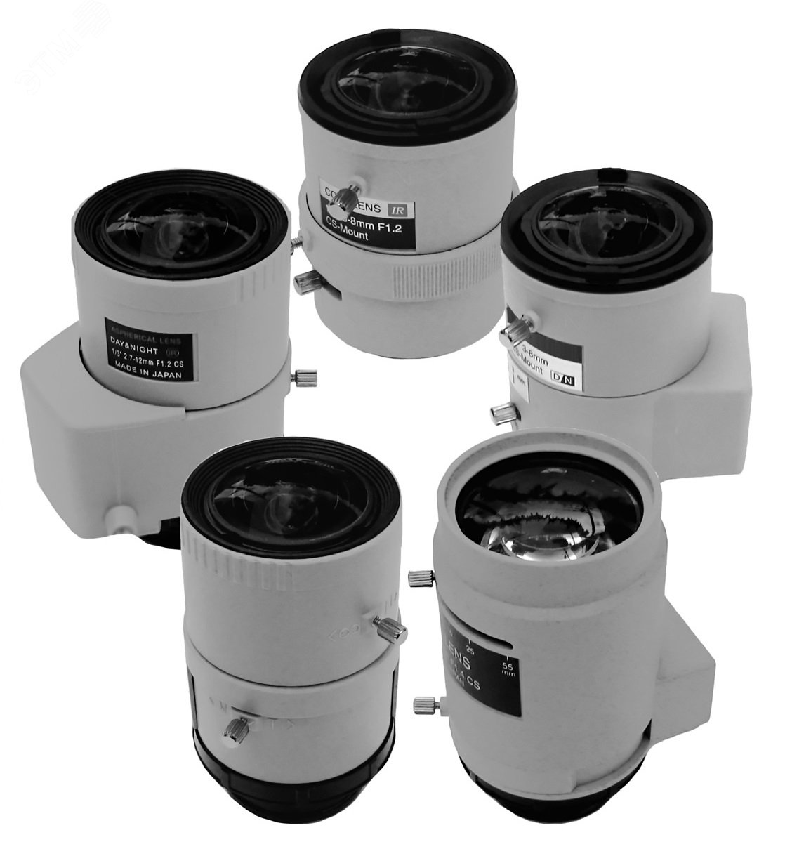 Изображение товара Объектив варифокальный 2Мп 3.1-12 мм DC Smartec STL-2MP3112DC