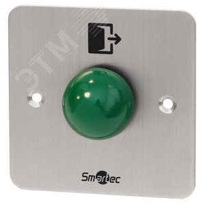 Кнопка металлическая, врезная, кнопка грибок ST-EX244 Smartec