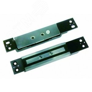 Изображение товара Замок сдвиговый электромагнитный, мониторинг, внутреннее исполнение, 12 VDC / 220мА или 24VDC / 190мА, усилие 1200 кг, размеры 182х30х25 мм (шт)