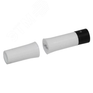 Изображение товара Датчик магнитоконтактный, НЗ, белый, врезной для деревянных дверей миниатюрный, под винт, зазор 25 мм (шт)