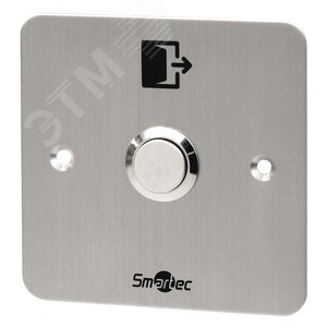 Изображение товара Кнопка металлическая, врезная, НР контакты, размер: 86х86 мм (шт)