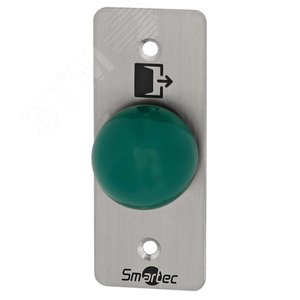 Кнопка металлическая, врезная, кнопка грибок ST-EX243 Smartec