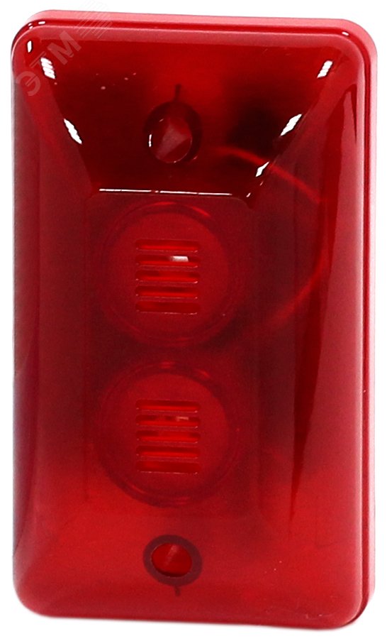 Изображение товара Строб-лампа с сиреной 12 В красная ST-AA216LS-RD