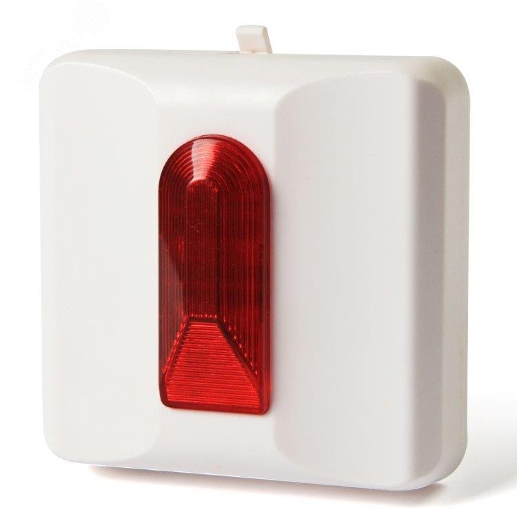 Изображение товара Универсальный световой оповещатель Смартек ST-AA010L-RD 2/12/24 В для систем пожарной и безопасност