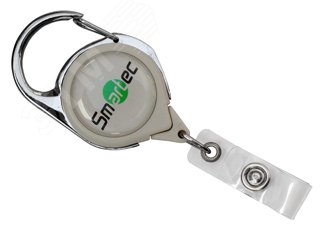 Изображение товара Ретрактор с карабином серый (шт)