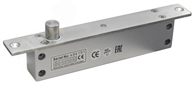 Изображение товара Замок соленоидный, мониторинг, СИД индикация, НЗ, питание 12VDC / 150мА (пик 900мА), цельнометаллический ригель, сила удержания 1000кг (шт)