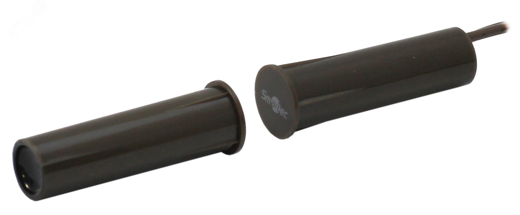 Изображение товара Магнитоконтакт, НР, коричневый, врезной для деревянных дверей, зазор 25 мм (шт)