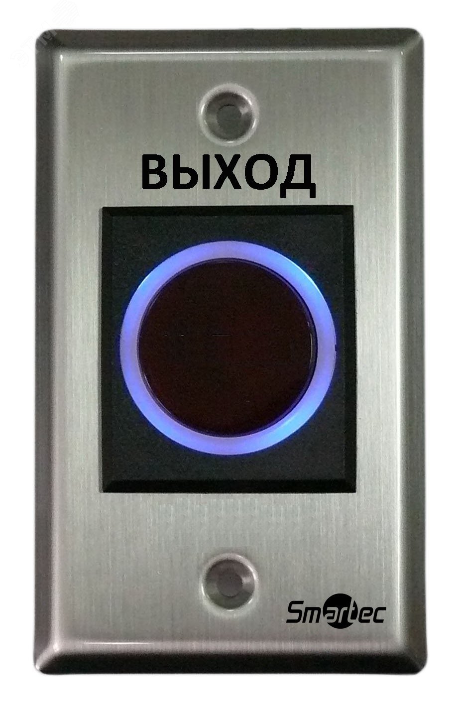 Кнопка металлическая врезная st ex110