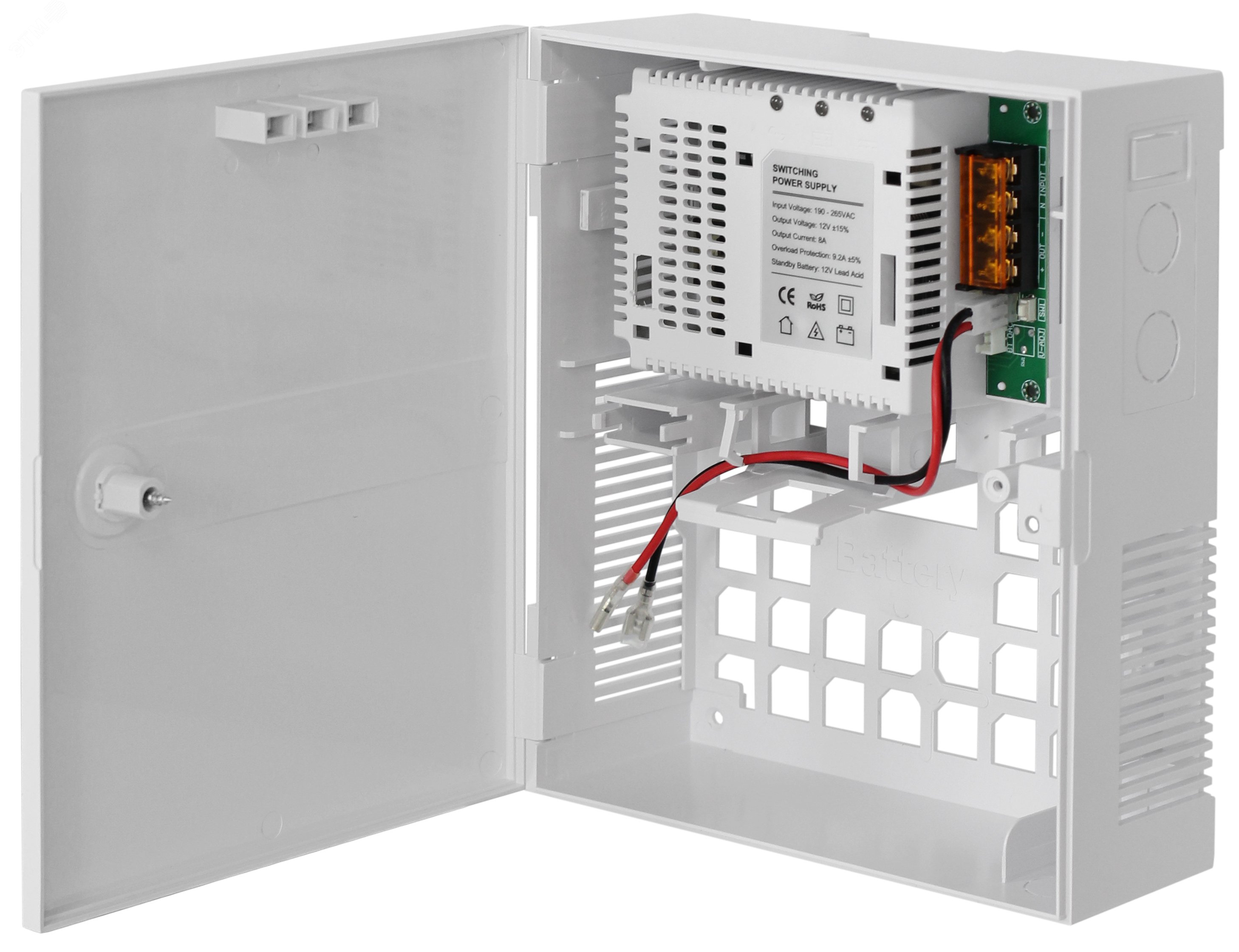 Блок бесперебойного питания. 12 VDC, 8 A ST-PS108BPS-WT Smartec