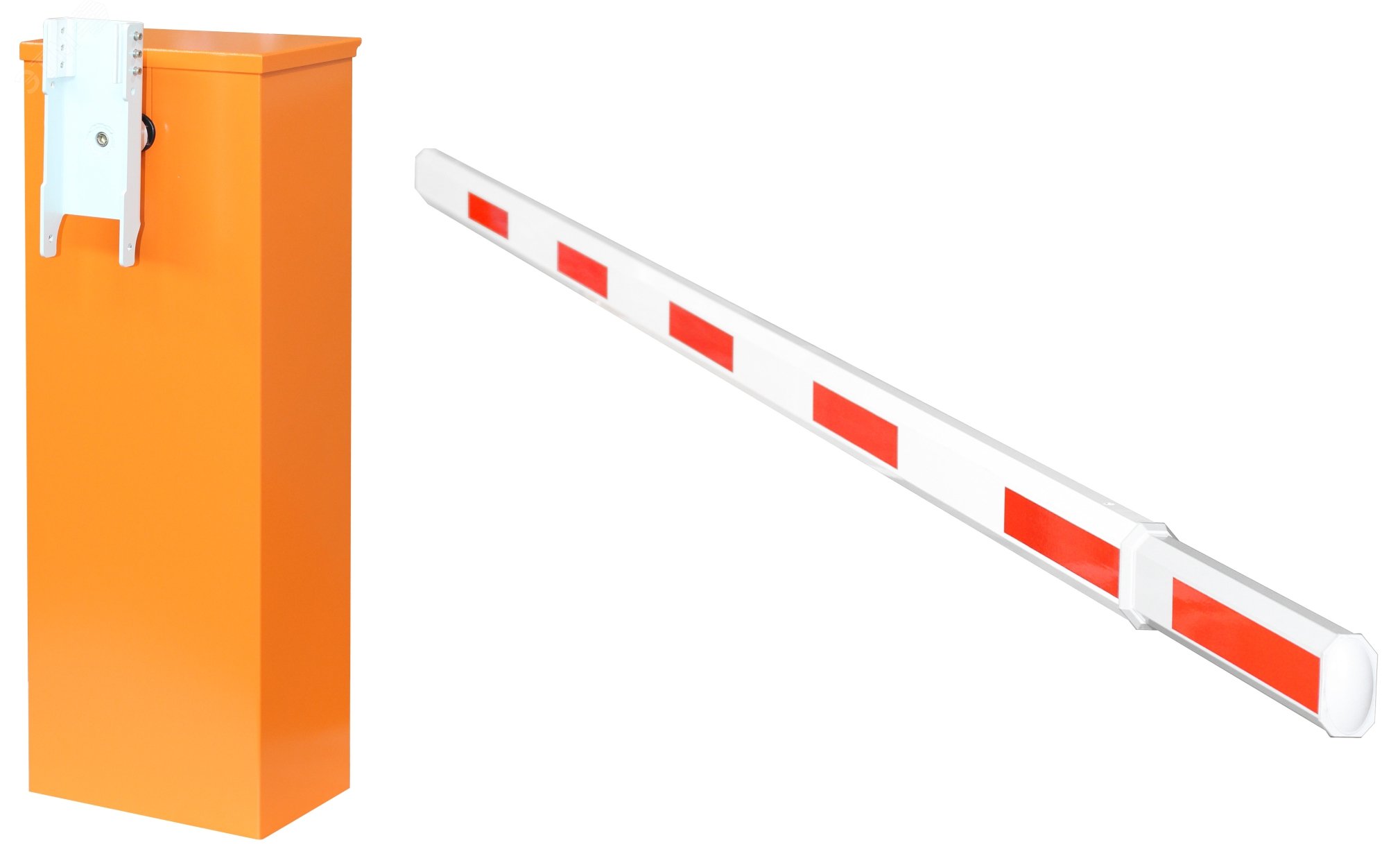 Изображение товара Комплект шлагбаума с телескопической стрелой и тумбой 5-6 м Smartec