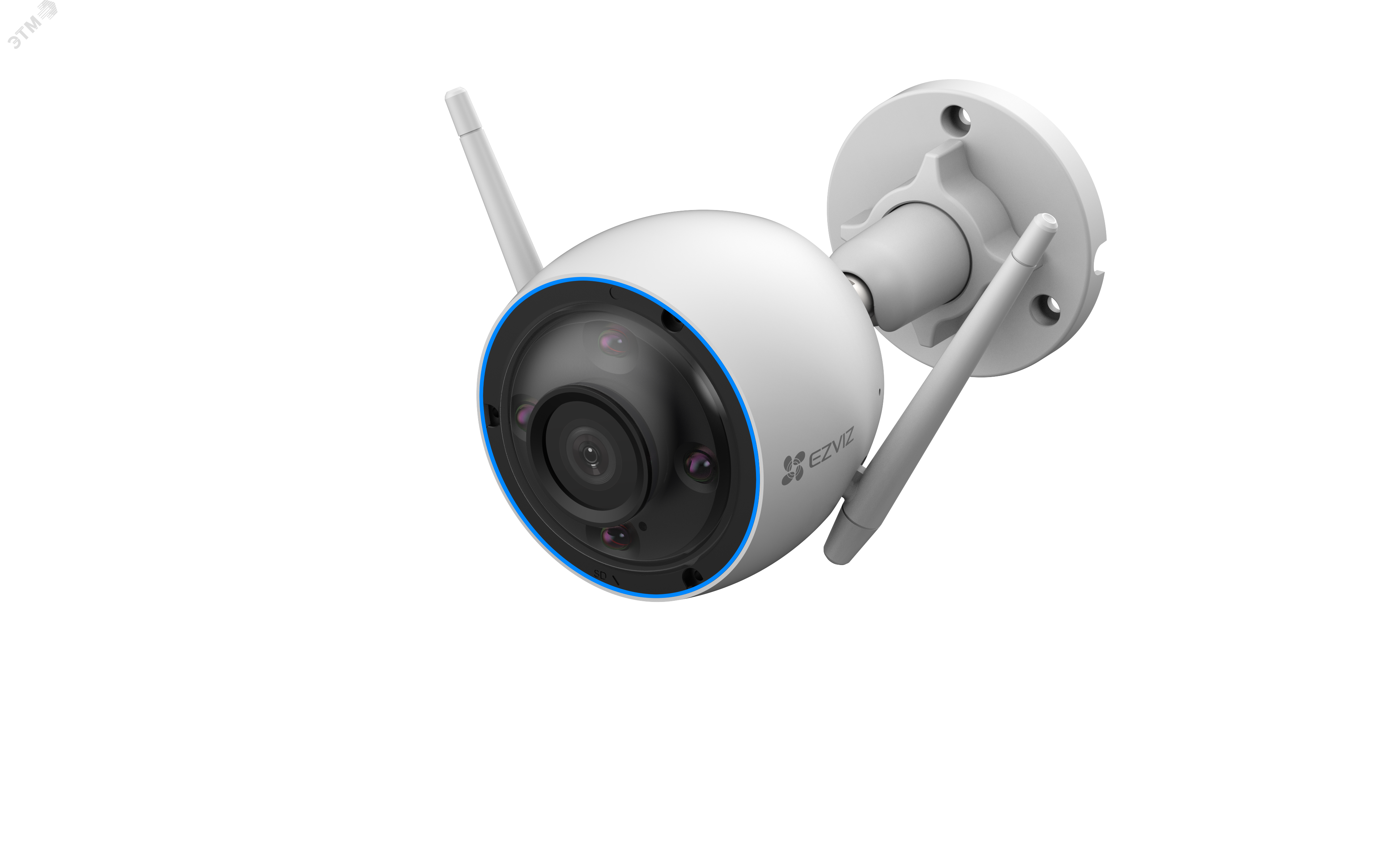 Видеокамера IP 5Мп цилиндрическая ИК-30м с Wi-Fi c распознаванием людей и авто CS-H3(5MP,4mm) EZVIZ