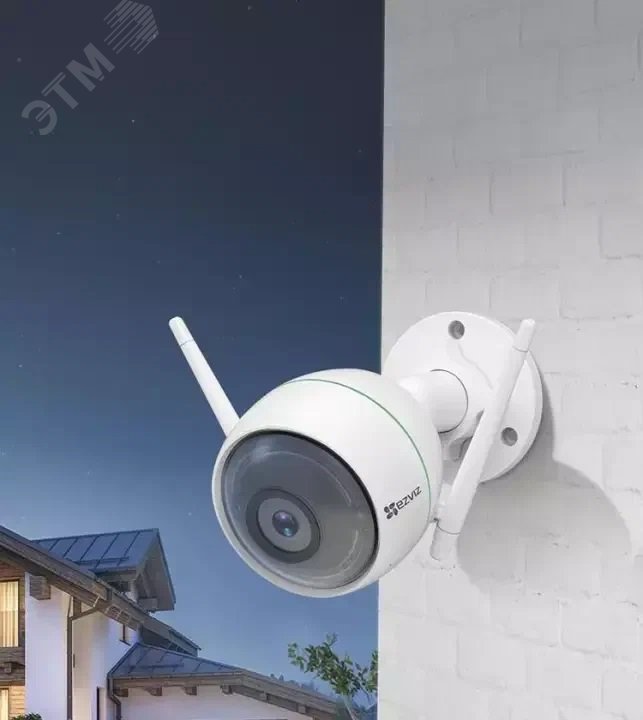 Видеокамера IP 2Мп уличная цилиндрическая Wi-fi c ИК-подсветкой до 30м (4мм) CS-CV310-A0-1C2WFR(4mm) EZVIZ - превью 3