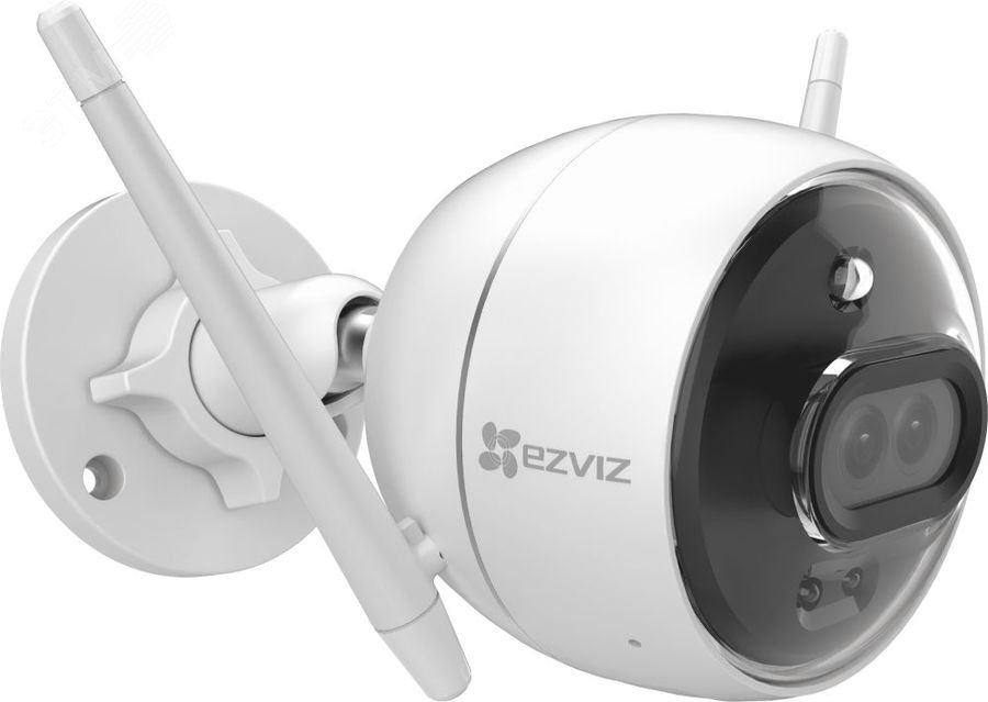 Видеокамера IP 2MP внешняя цилиндрическая Wi-fi ИК-подсветка до 30м (2.8mm) CS-CV310-C0-6B22WFR (2.8mm) EZVIZ - превью 3