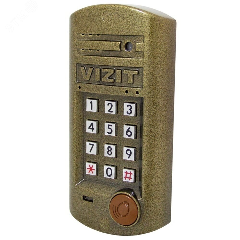 Блок вызова домофона для совместной работы с блоками управления домофоном СЕРИЙ 300 или 400 кроме БУД-420М БВД-315R Vizit
