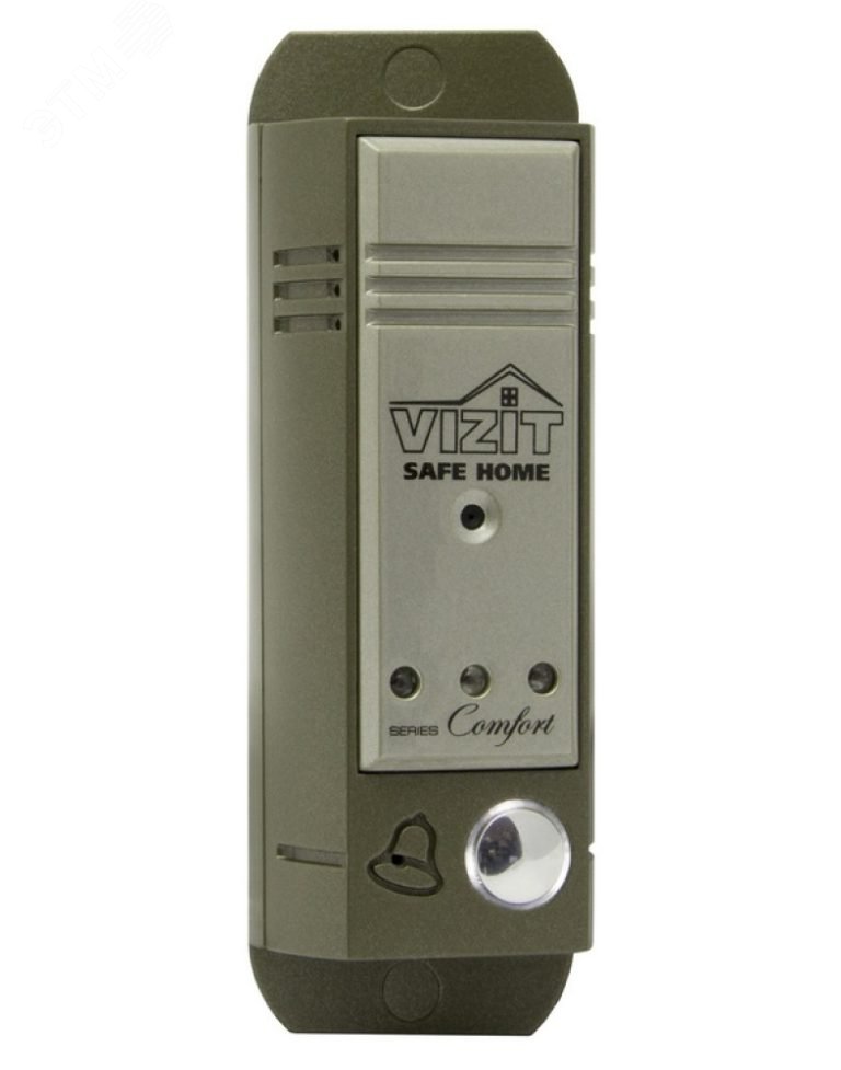 Изображение товара Блок вызова с цветной видеокамерой и ИК-подсветкой для видеодомофонии Визит БВД-403CPO