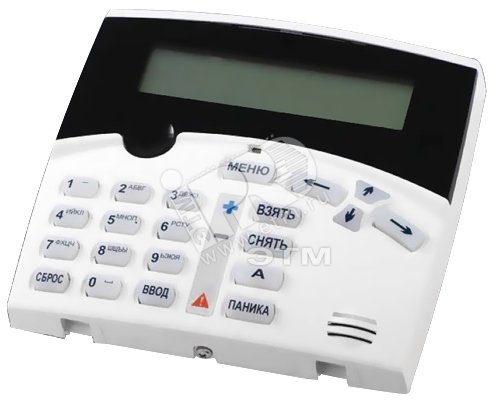 Клавиатура для управления функциями охраны контроллера AC-08 21 AKD-01 Parsec