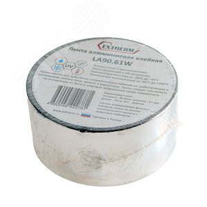 Изображение товара Лента самоклеящаяся LA90.61W аллюминиевая, 61 мм х 50 м (шт)