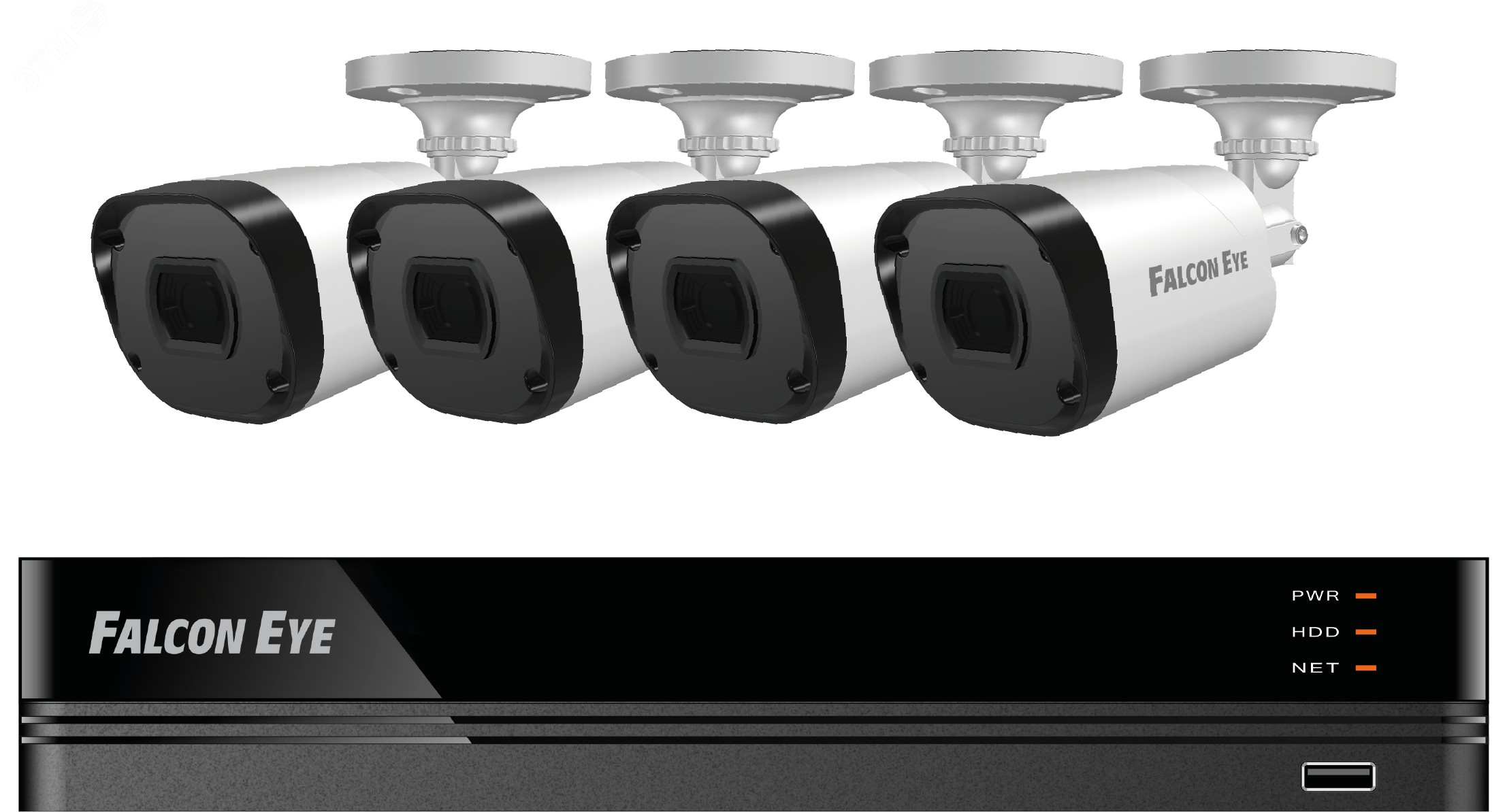 Комплект видеонаблюдения FE-2104MHD KIT SMART Falcon Eye