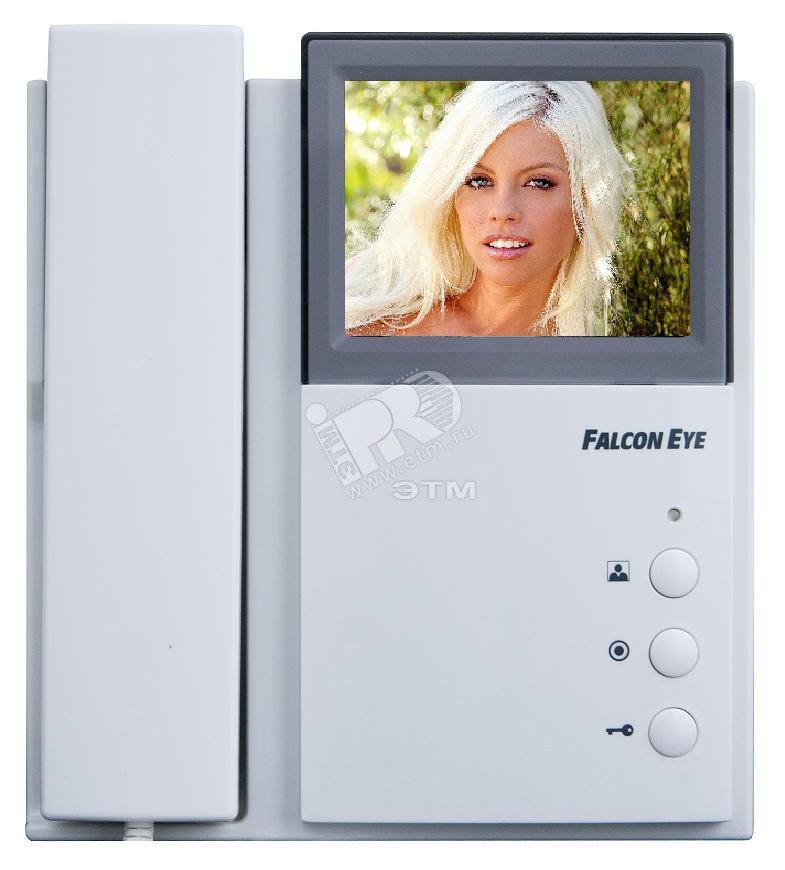 Монитор домофона на 2 вызывные панели настенный экран 4` подключение дополнительное FE-4CHP2 Falcon Eye