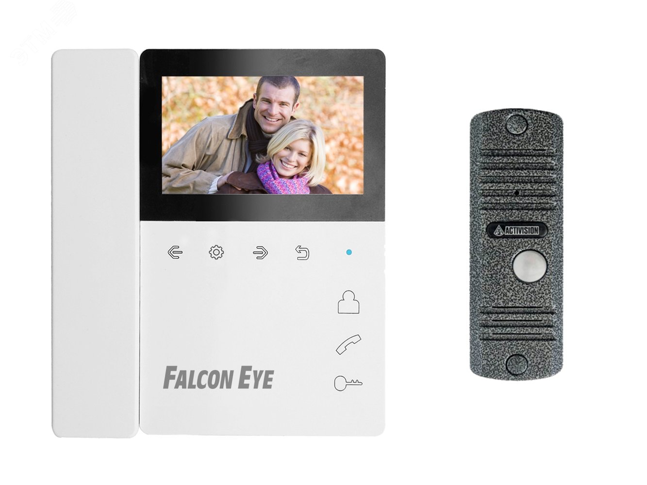 Комплект видеодомофона с вызывной панелью Lira и AVC-305 (PAL) Антик Falcon Eye