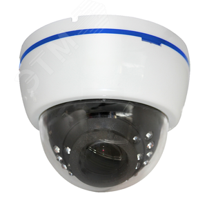 Видеокамера MHD 2Мп купольная с ИК-подсветкой до 30 метров (2.8-12 мм)