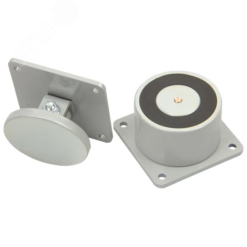 Изображение товара Замок электромагнитный AL-50FC-12V, усилие удержания якоря 50 кгс, противопожарный, серый (шт)