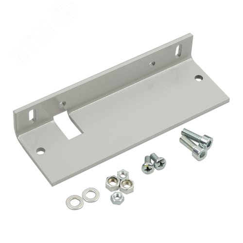 Изображение товара Уголок монтажный AL-250UZ для крепления электромагнитного замка защелки AL-250UZ, серый (шт)