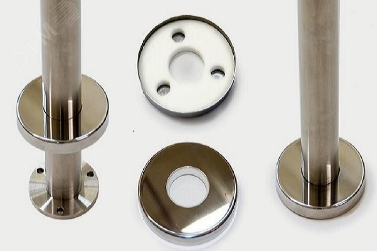 Изображение товара Односторонняя стойка с крышкой и отверстиями для крепления патрубков