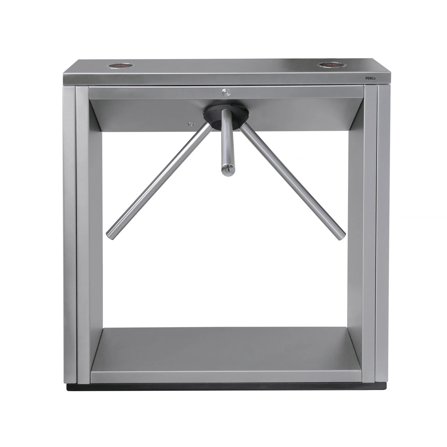 Изображение товара Турникет тумбовый эл/мех -TTD-03.2S для эксплуатации в закрытых помещениях, со встр. эл-кой, БЕЗ преграждающих планок, с ПУ (шт)