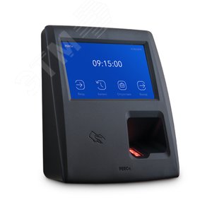 Биометрический терминал -CR11 учета рабочего времени со встроенным сканером отпечатков пальцев и RFID-считывателем карт доступа, интерфейс связи - Ethernet