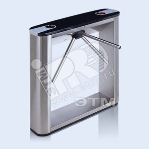 Изображение товара Турникет тумбовый эл/мех -TTD-03.1G для эксплуатации в закрытых помещениях, со встр. эл-кой, БЕЗ преграждающих планок и крышки, с ПУ (шт)