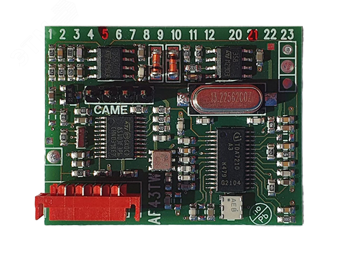 Плата-радиоприемник . 433.92 МГц для брелоков-передатчиков серии TWIN AF43TW CAME