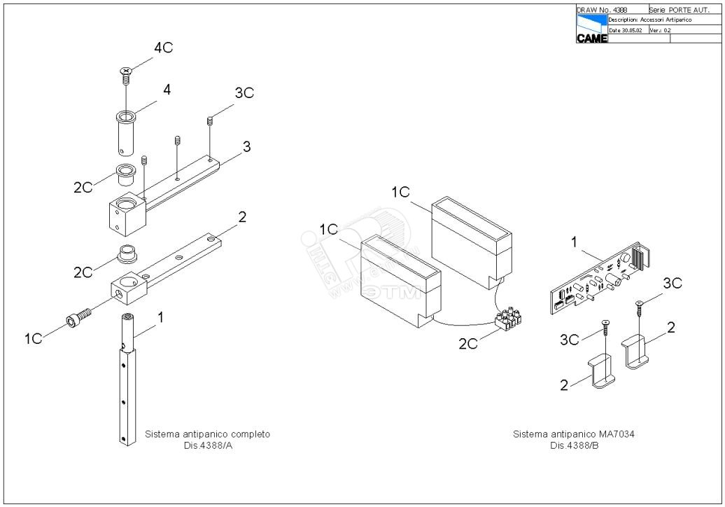 Изображение товара Трансформатор для привода ворот FLY артикул 119RIP081, металлический, внутренний монтаж