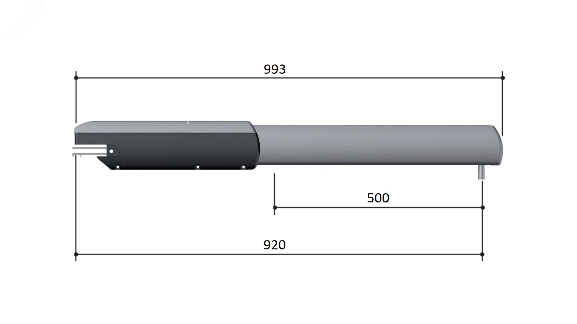 Привод 230 В линейный, самоблокирующийся A5000A CAME - превью