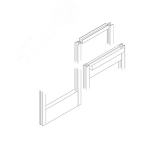 Профиль вертикальный окантовочный для подвижных и фиксированных створок (арт001)