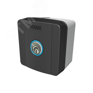 Изображение товара Ключ-выключатель накладной с синей подсветкой (шт)