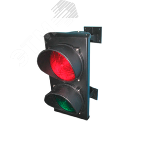 Светофор светодиодный, 2-секционный, красный-зелёный, 230 В (C0000710.2)