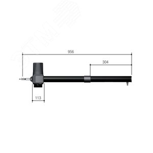 Изображение товара Привод 230 В линейный, самоблокирующийся для левой створки (шт)