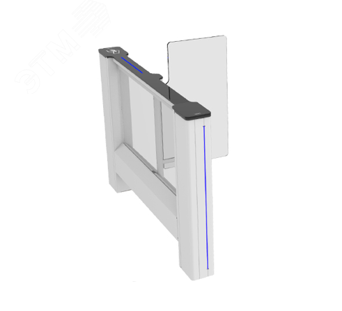 Изображение товара Боковой распашной турникет SWING GATE SWG90M, ширина прохода 900мм, нержавейка