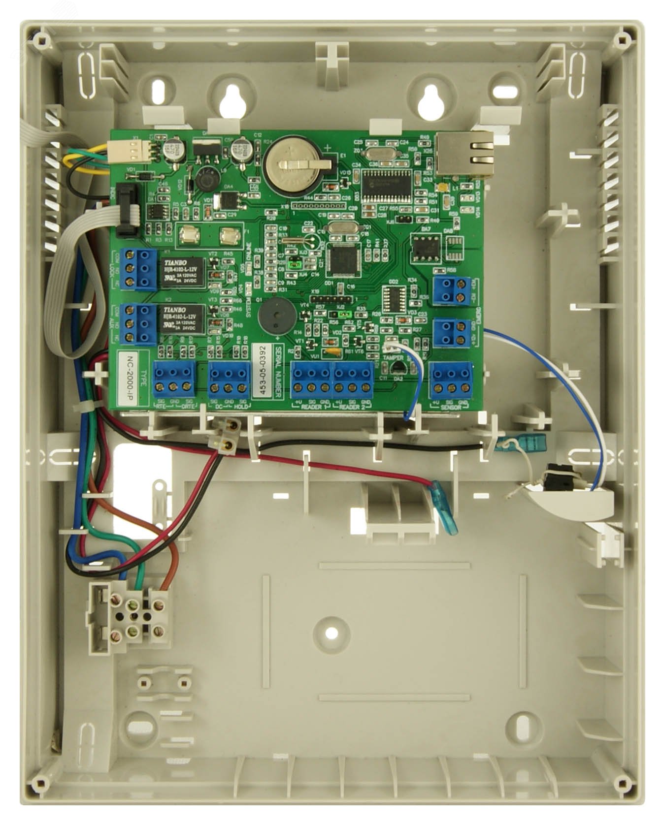 Сетевой контроллер NC-2000-IP(База на 2000        пользователей, Ethernet, охранная сигнализация) Контроллер NC-2000-IP Аргус-Спектр - превью 2