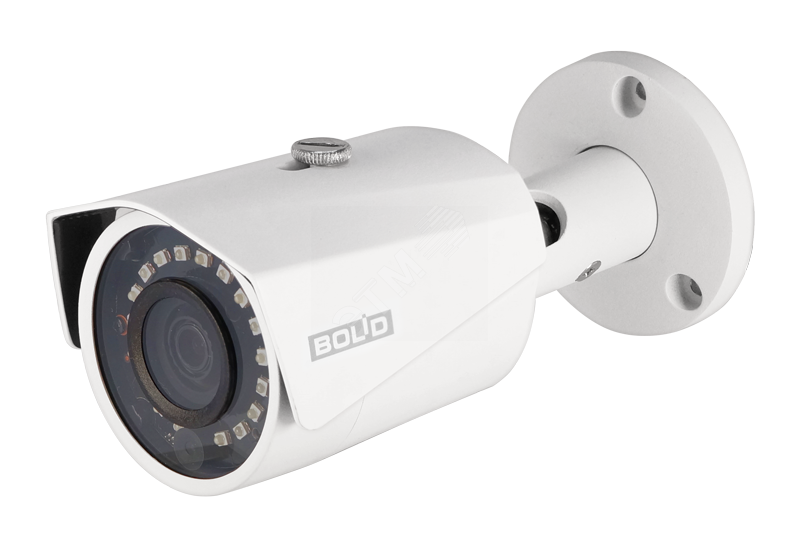 Видеокамера цилиндрическая сетевая, цветная, 2 Мп, объектив 2,8 мм, ИК-подсветка (до 30 м) BOLID VCI-122 Болид