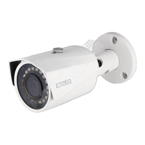 Видеокамера цилиндрическая сетевая, цветная, 2 Мп, объектив 2,8 мм, ИК-подсветка (до 30 м)
