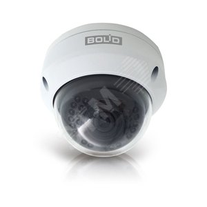 Видеокамера сетевая купольная антивандальная цветная 1 Мп объектив 28 мм ИК-подсветка (до 30 м)