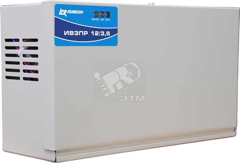 Изображение товара Источник бесперебойного питания ИВЭПР 12/3,5 2х12-Р БР К2 для систем безопасности