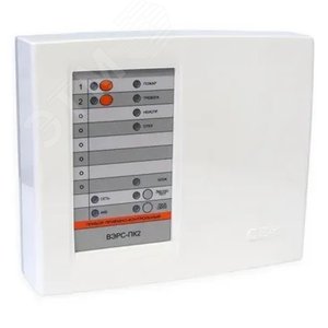Прибор приемно-контрольный охранно-пожарный ВЭРС-ПК2 LAN версия 3.2, сетевой преобразователь ВЭРС-LAN, 2 шлейфа сигнализации