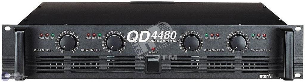Квадроусилитель 4х80 Вт -8 Ом QD-4480 Inter-M