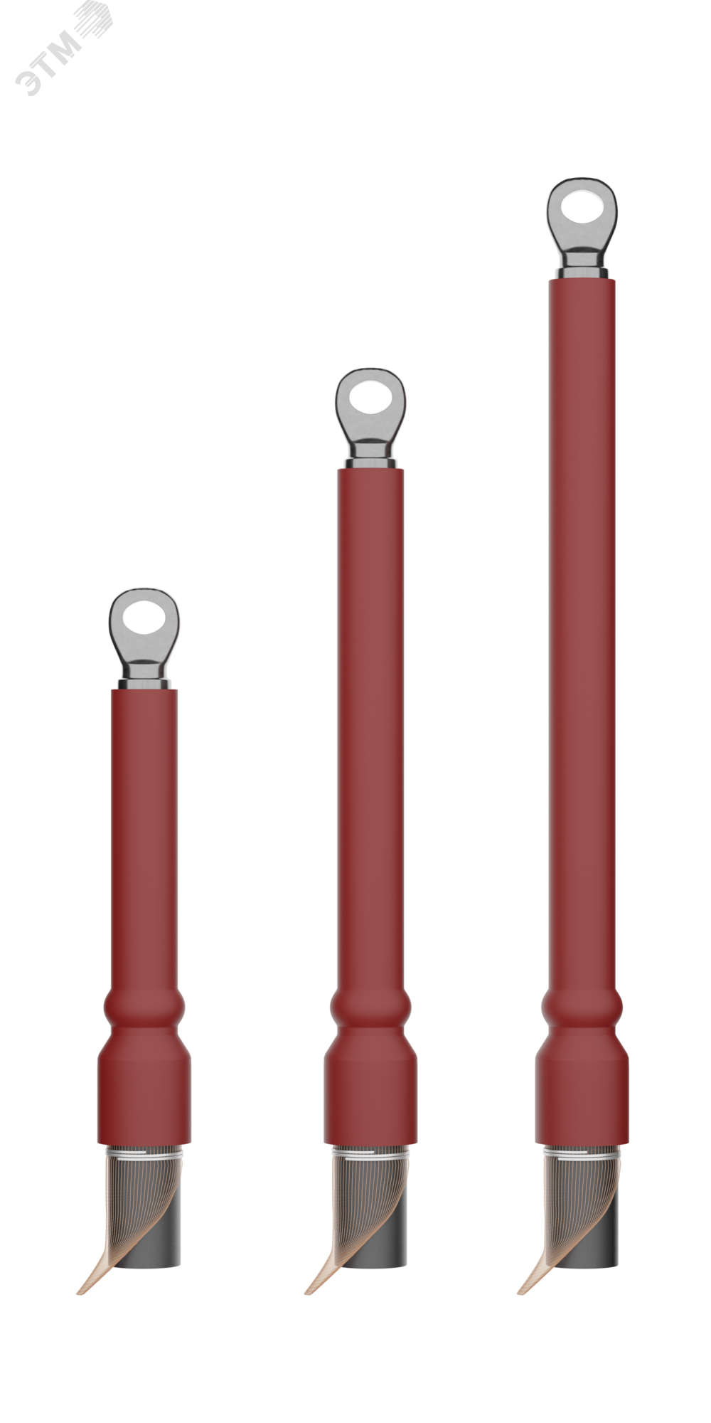 Изображение товара Муфта концевая HT2i-12/1x25-50L12 (1ПКВт-10-25-50) СПЭ изоляц., внутренней установки, без брони, с болт.нак. к-т на 3 фазы (шт)