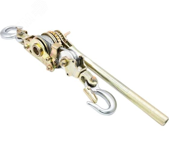 Изображение товара Ручная лебедка P-2000 для подъема тросов и грузов Россия