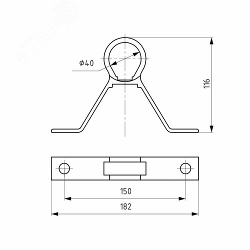 Кронштейн анкерный CB 600 - фото 3
