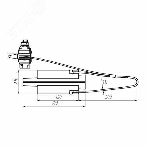Зажим анкерный DN 95-120 Rpi - фото 2